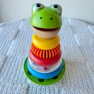 Hape Mr. Frog Stacking Rings Toy